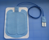 reusable ESU plate,Bipolar reusable patient plate ,adult grounding pad with 1m length wire