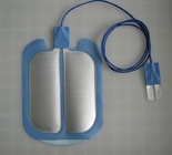 reusable ESU plate,Bipolar reusable patient plate ,adult grounding pad with 1m length wire