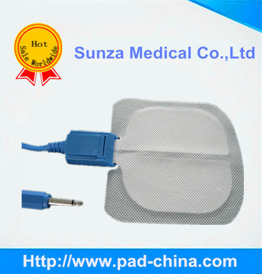 reusable/disposable Grounding pad with 2.8m cable wire(6.3MM plug), adult compatible with ERBE,high quality&low price
