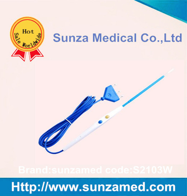White color Hand control electrosurgical Pencil with170mm Blade with 3.0M cable S2103W