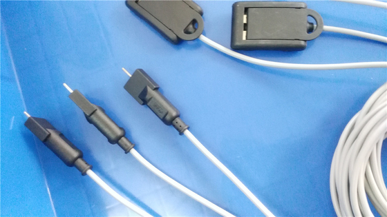 Most popular saling  ERBE plate cables,with 2.35mm pins,gray color silicone material,length=3meters