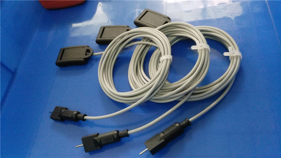 European style cables for electrosugrical pad,ESU grounding pad/platepatient plate connecting cable，high quality