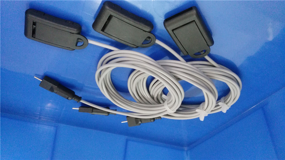 ERBE plate cables, Most popular sales ,with 2.35mm pins,gray color silicone materials,length=3meters