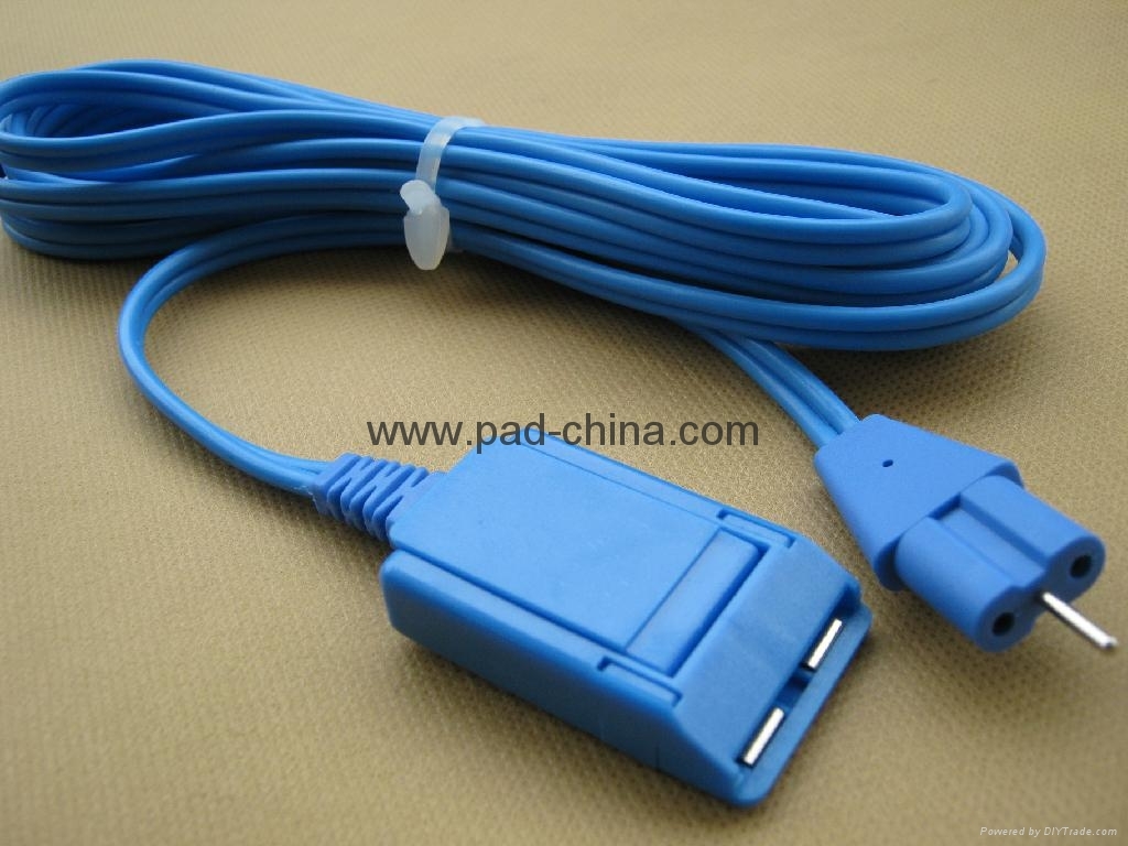 medical cables, , Patient Plate cable neutral negative plate cable/ 8 shape ground pads