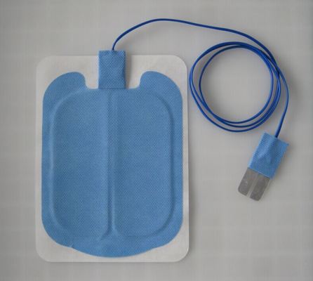reusable ESU plate,Bipolar reusable patient plate ,adult grounding pad with 1m length wire